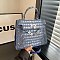 blue croc handbags