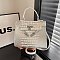white padlocked handbags 