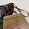 Medium Size Exceptional Crocodile Padlock Multi Tone Satchel