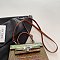 Medium Size Exceptional Crocodile Padlock Multi Tone Satchel