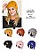 PACK OF 6 TRENDY ASSORTED COLOR CROCHET BEANIES