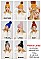 Pack of 12 Classic Fleece Lined Pom Pom Knitted Beanies
