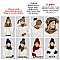 Pack of 12 DETACHABLE FUR POM-POM KNIT SWEATER HAT, INFINITY SCARF & GLOVES SET