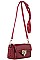MODERN STUDDED TENDER JELLY CROSS BODY BAG