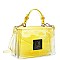 TRENDY TRANSPARENT CLEAR CROSSBODY BAG