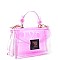 TRENDY TRANSPARENT CLEAR CROSSBODY BAG