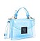 TRENDY TRANSPARENT CLEAR CROSSBODY BAG