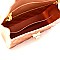 2 Way Quilted Matte Jelly Turn-Lock Shoulder Bag