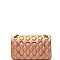 JB3022A -LP Quilted Jelly Small 2 Way Shoulder Bag