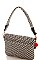 FASHION POMPOM STYLISH CLUTCH WITH TWO STRAPS