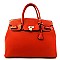 Celebrity Padlock Accent Over-sized Quality Tote