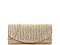 FASHION SILKY PARTY CHEVRON CHAINED CLUTCH
