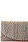 SILKY MODERN PARTY CLUTCH WITH CHAIN