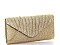 DESIGNER FASHION SILKY PARTY CLUTCH WITH CHAIN