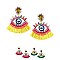 Original Thread Tassel Rhinestone Evil Eye Earrings MH-JCE1082