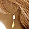 Charming Plastic Shell Metal Drop Earring MH-JCE1535