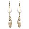 Charming Plastic Shell Metal Drop Earring MH-JCE1535