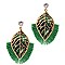 FILIGREE LEAF BOHO EARRINGS