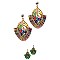 FILIGREE LEAF BOHO EARRINGS