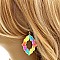 OPEN-CUT NEON THREAD EARRING