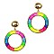 ROUND NEON THREAD BOHO EARRING