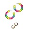 NEON THREAD BOHO EARRING
