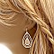 TEARDROP FILIGREE EARRINGS