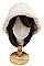 REVERSIBLE SUEDE - SHERPA FASHION Soft Winter Bucket Hat