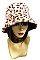 Trendy Leopard Fur Bucket Hat