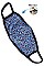 Reusable Fashion Mask with Filter Slot