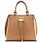 Quality String Accent Structured Modern Satchel