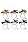 Pack of 12 Seasonal Assorted Color Halloween Headband