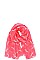 CHIFFON MUSTACHE PRINT SCARF