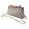 Mesh Rhinestone Evening Bag