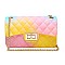 Quilt Embossed Multi Color Jelly Classic Shoulder Bag