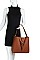 STYLISH MODERN SATCHEL WITH LONG STRAP