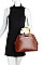 BANGLE HANDLE SATCHEL WITH LONG STRAP