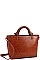 2 IN 1 CROC TEXTURED TOTE WITH WALLET