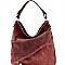 Asymmetrical Pocket Layer Perforated Hobo MH-JN0001