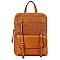 Convertible Perforated Backpack Satchel with Tablet Holder
