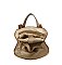 METRO Buckle Flap Pocket Convertible Backpack