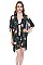 Flamingo Print Light Kimono