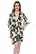 Flamingo Print Light Kimono