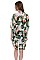 Flamingo Print Light Kimono
