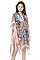 All-Over Floral Print Cover-Up Kimono