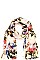 Floral Print Long Scarf
