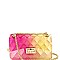 2-Way Small Translucent Embossed Jelly Shoulder Bag