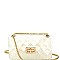 2-Way Small Translucent Embossed Jelly Shoulder Bag