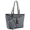 2-in-1 Stylish Monogram Shopper Wallet Set