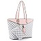 2-in-1 Stylish Monogram Shopper Wallet Set